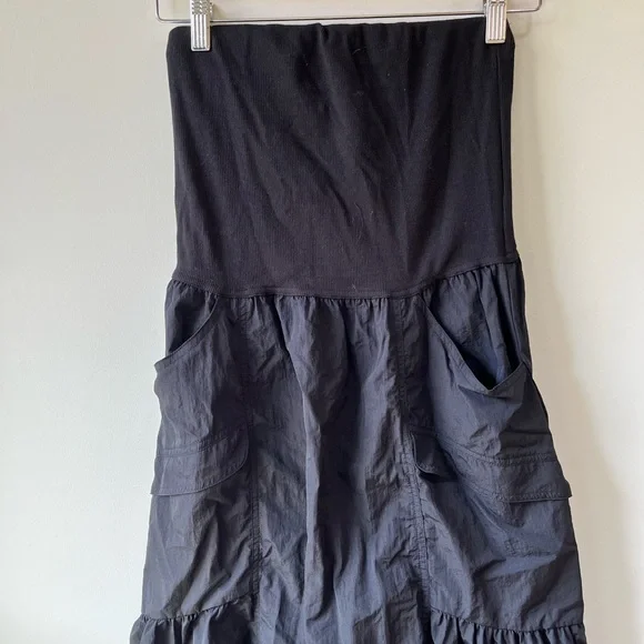 Daily Practice by Anthropologie NWT Strapless Casual Midi Dress Small Petite - Picture 3 of 7
